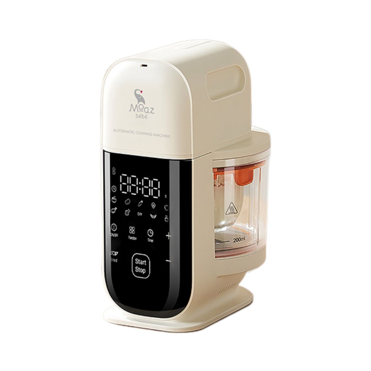 Máy xay hấp đa năng Moaz BéBé MB093 - Dao xay 6 lưỡi bằng thép không gỉ cao cấp